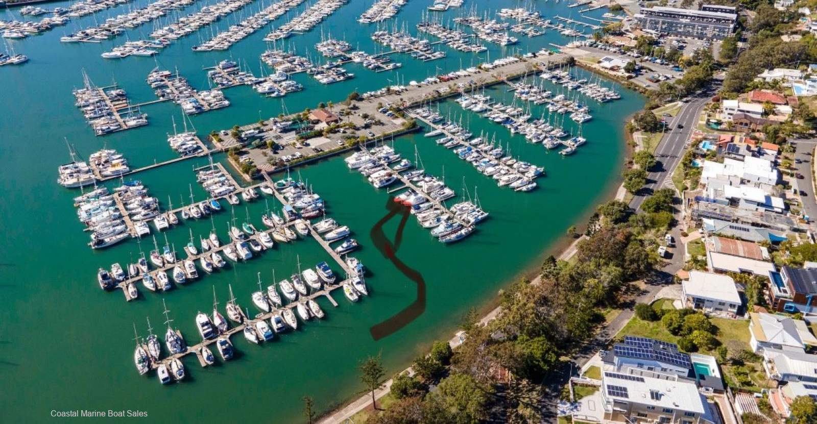 Rare 14m berth at Wynnum Manly Yacht Club