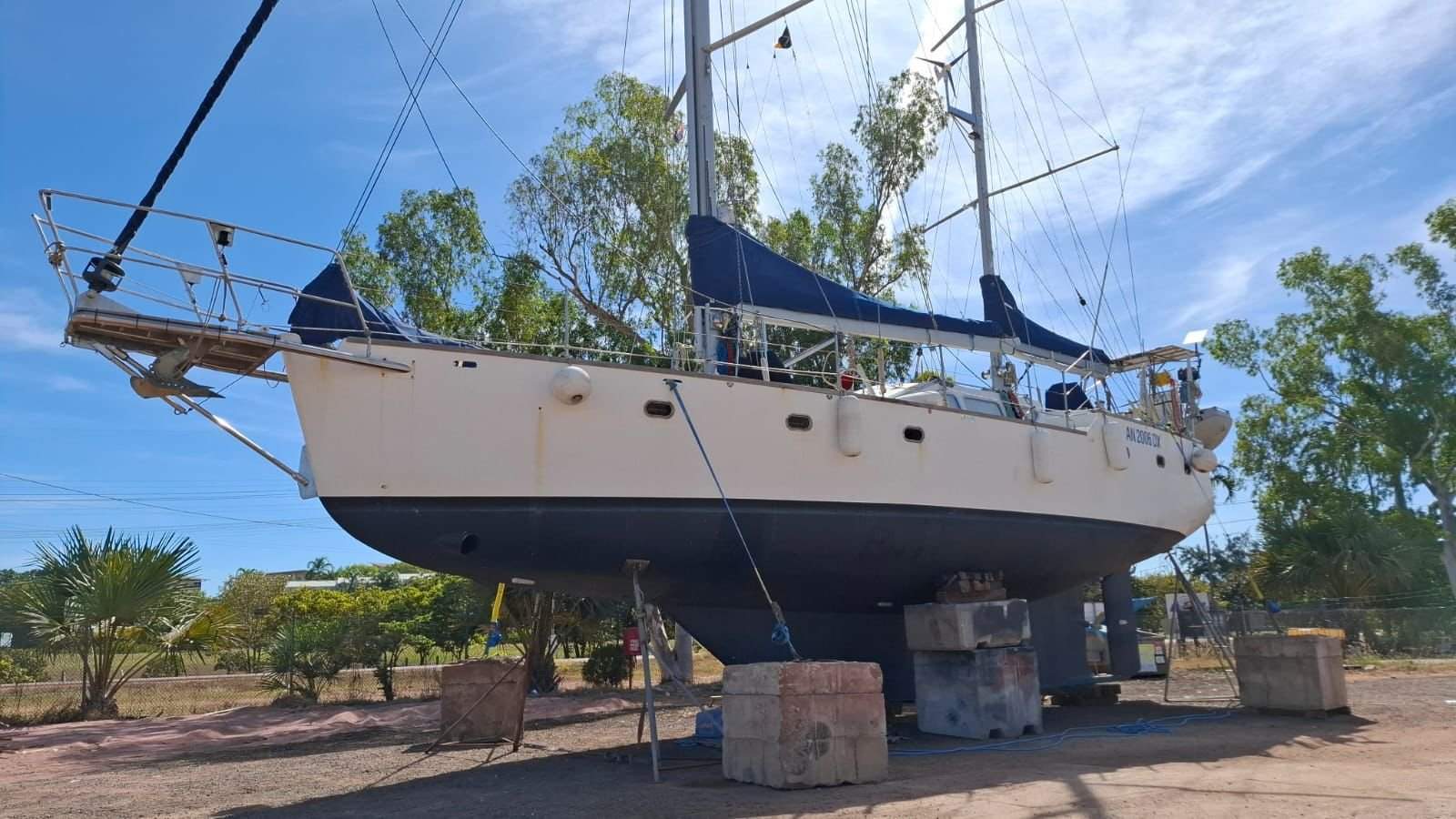 Bruce Roberts Voyager 495 -2A Ketch Rigged Steel Yacht