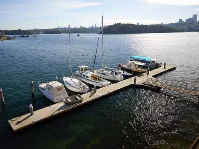 Marina berth in Mort Bay.