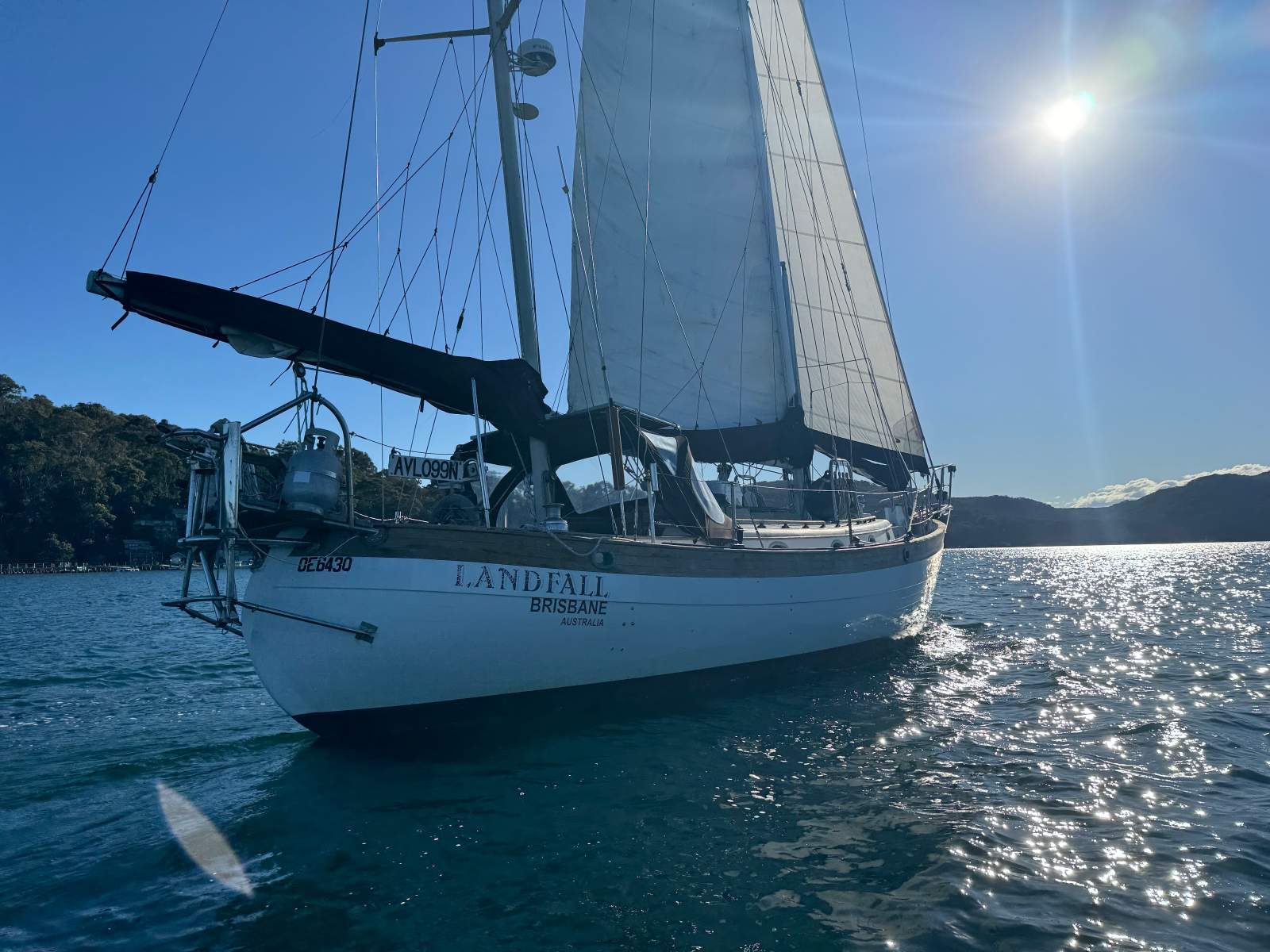 Hans Christian 43t Ketch rigged with Telstar keel