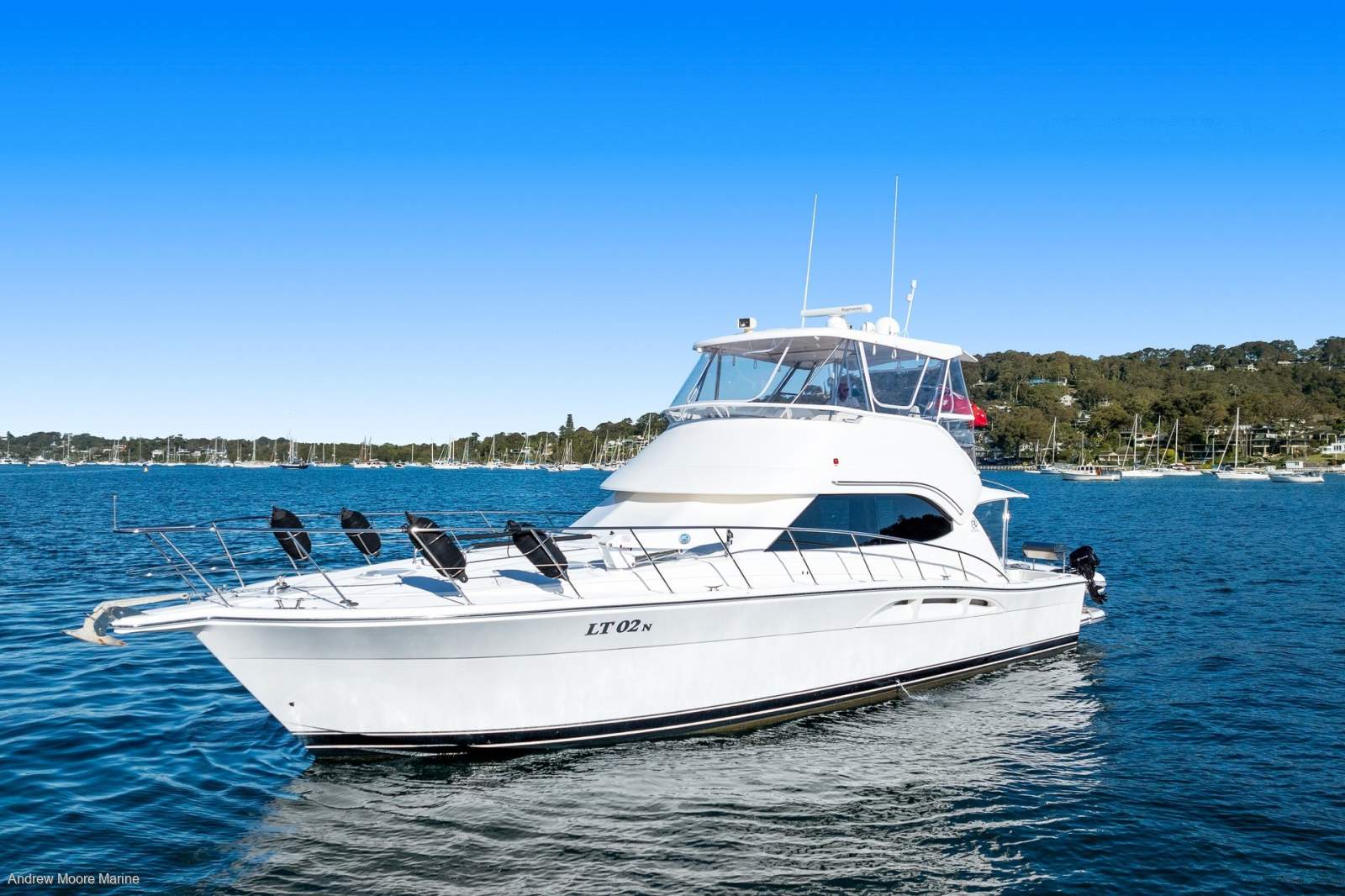 Riviera 47 Flybridge - Hydraulic swim platform