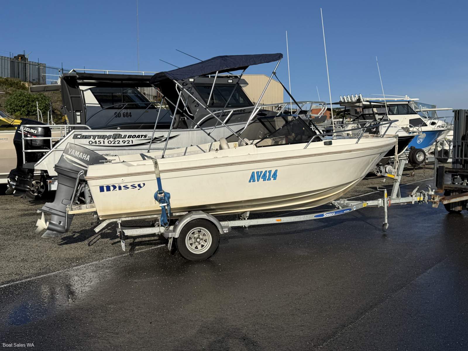 Western Craft 520 Runabout 75hp Yamaha 2 Stroke Motor