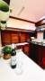 Argonaut Single Mast Sloop Motor Sailer:Rattan doors in kitchen allow for airflow
