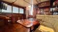 Argonaut Single Mast Sloop Motor Sailer:Comfy wrap around dining and lounge seating