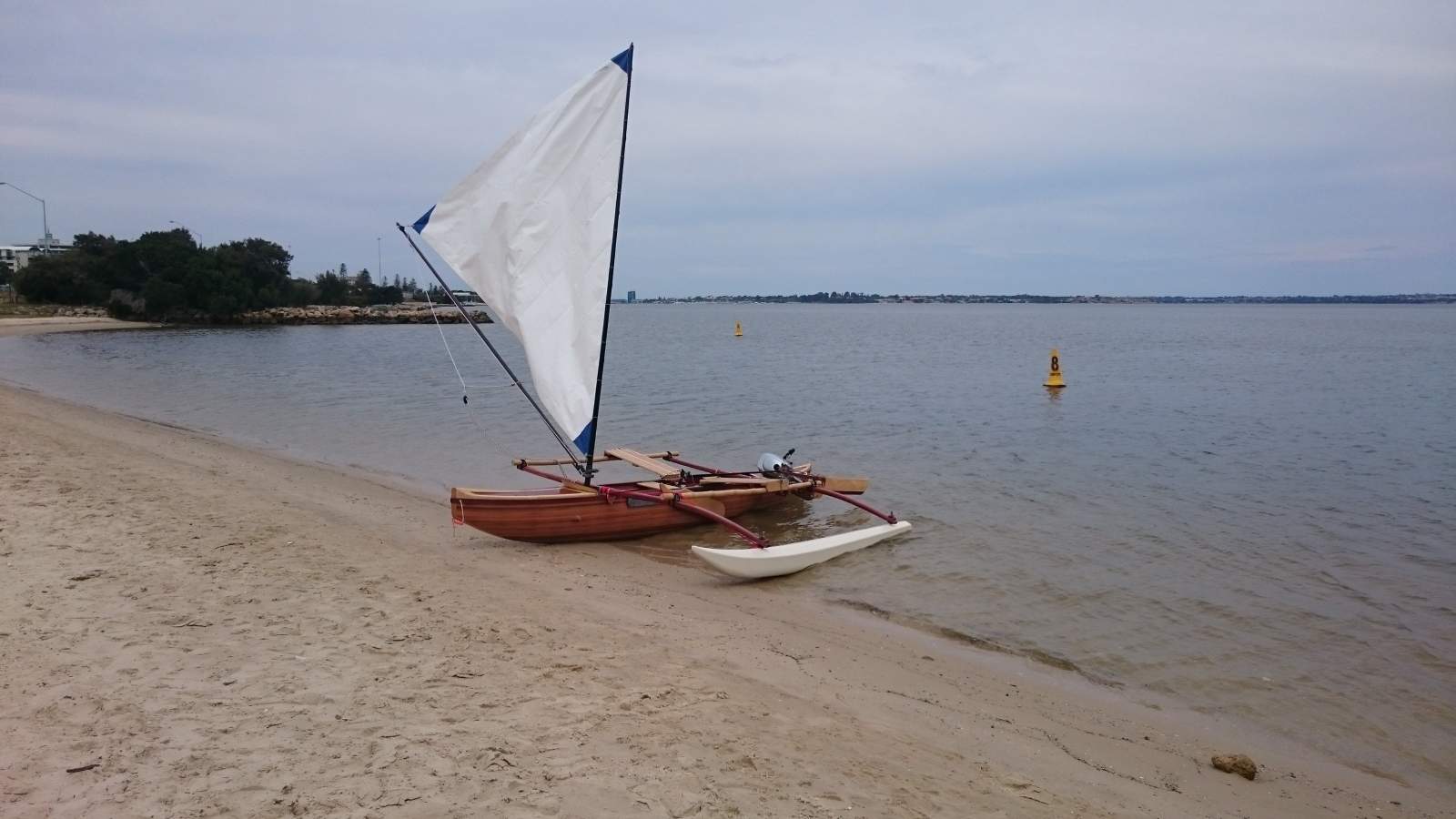 Custom Ulua Hawaiian Sailing Canoe