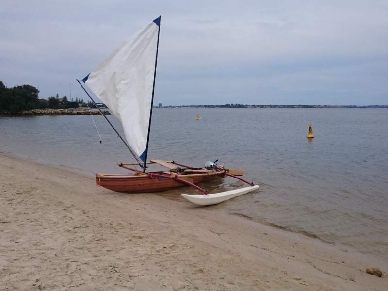 Custom Ulua Hawaiian Sailing Canoe