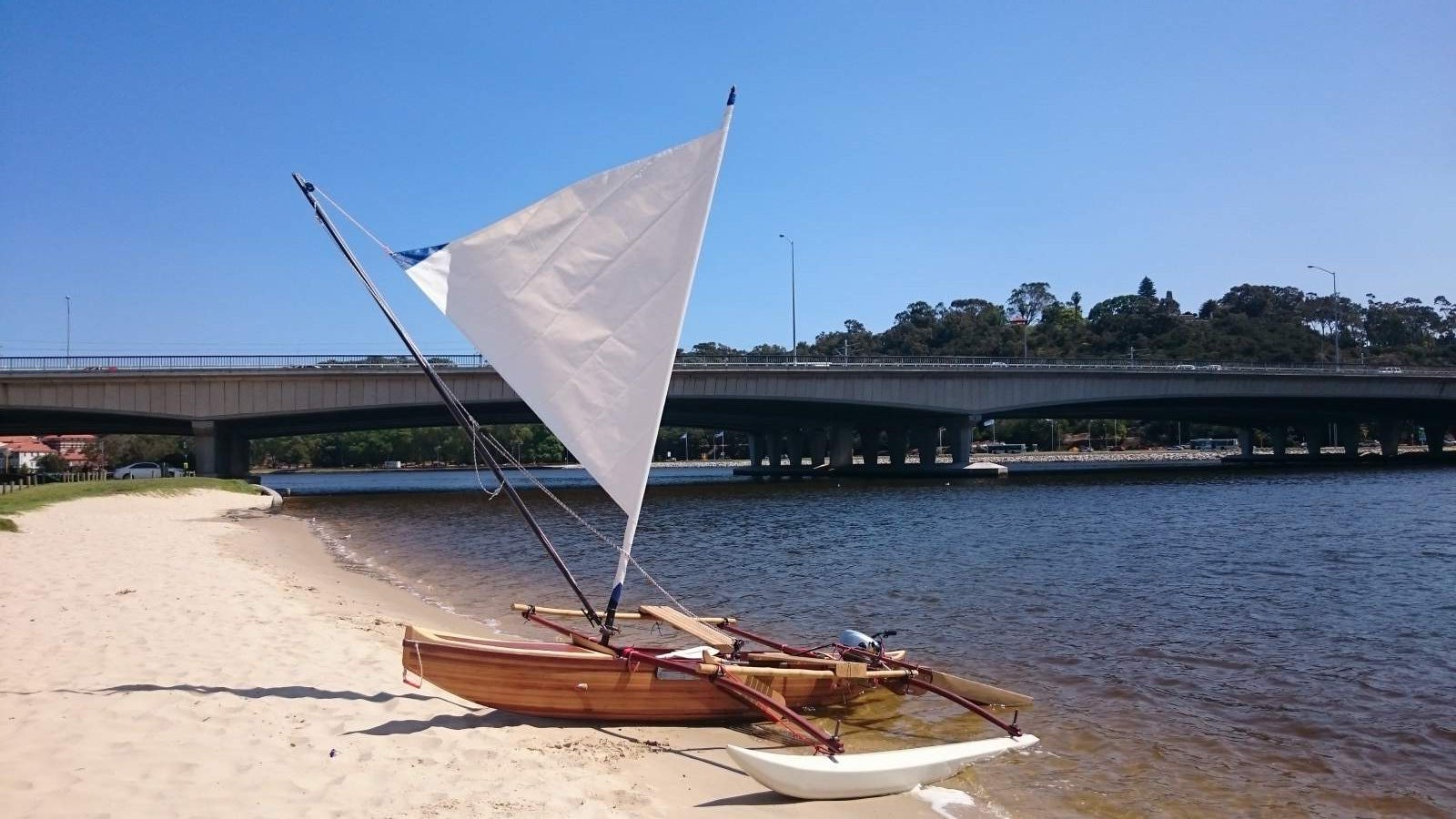 Custom Ulua Hawaiian Sailing Canoe