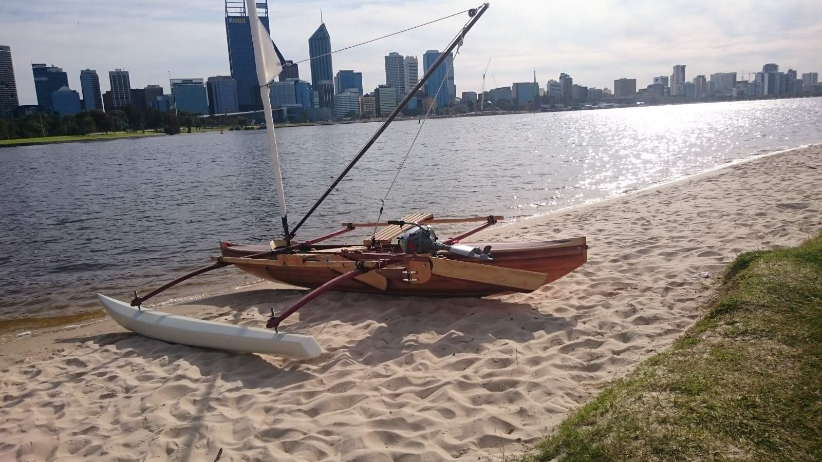 Custom Ulua Hawaiian Sailing Canoe
