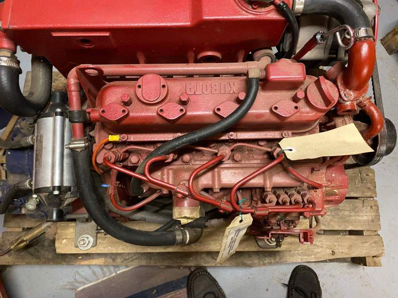 Kubota Diecon 30hp diesel marine engine