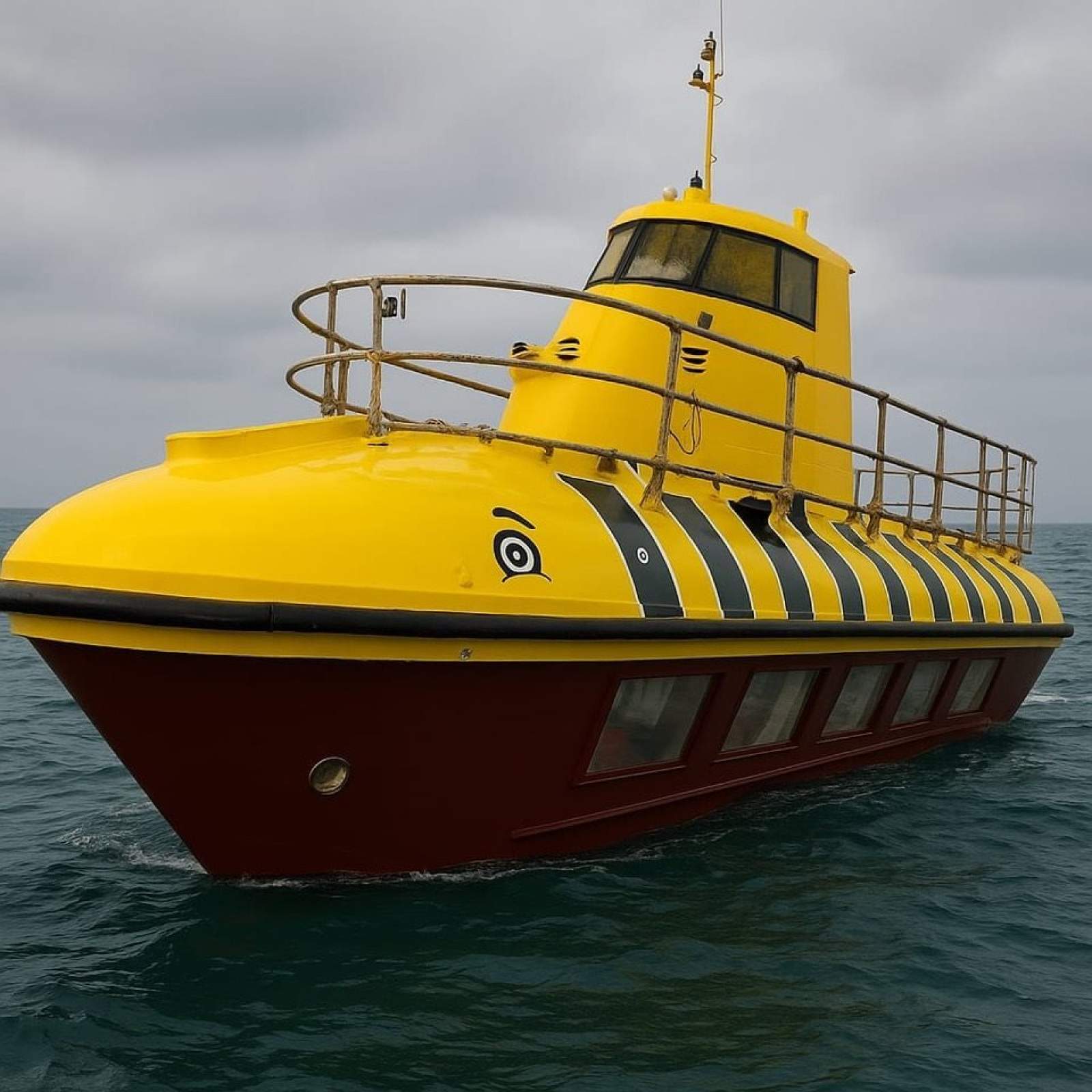 12m Glass Bottom Semi-Submersible Tourist Vessel