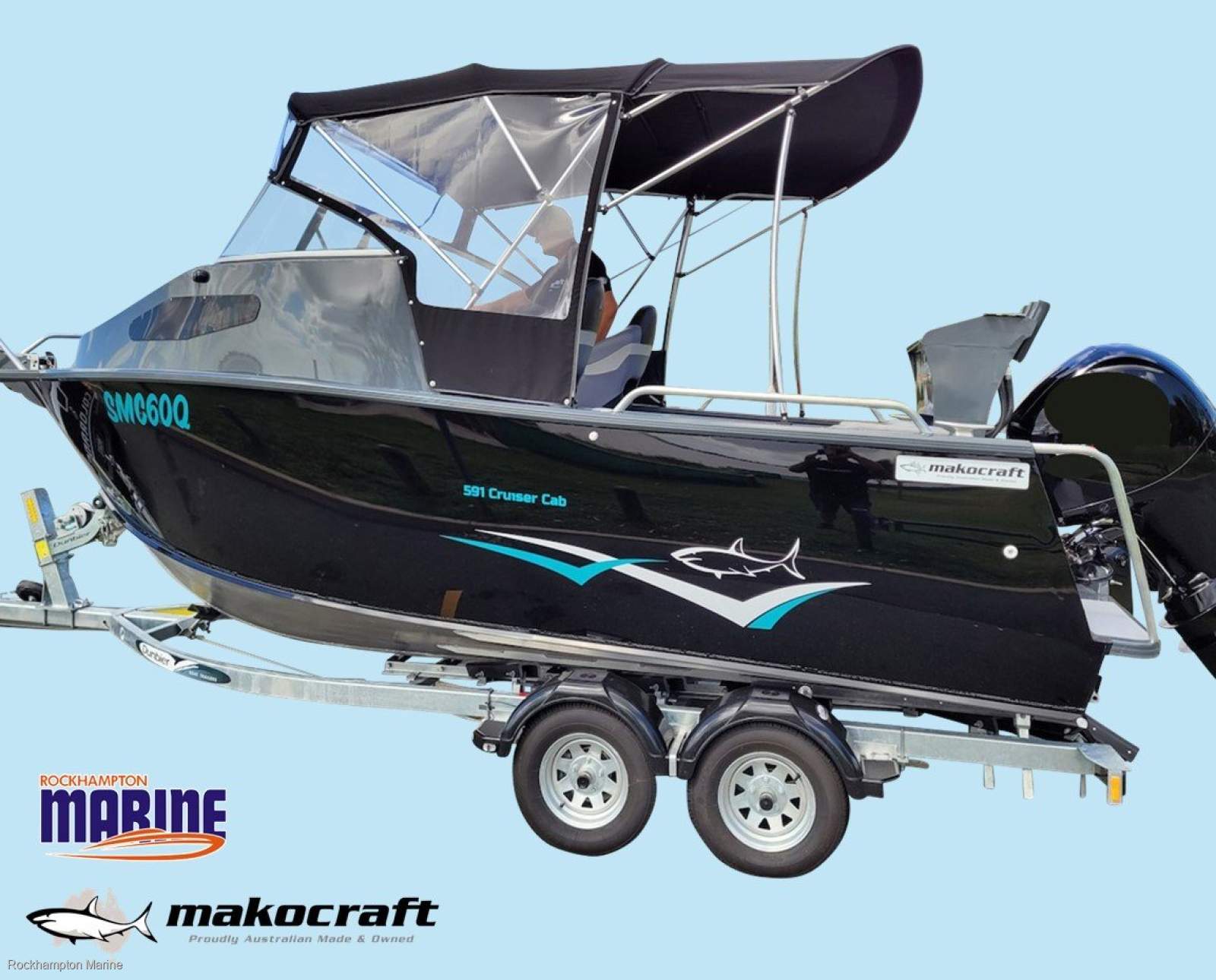 Makocraft 591 Cruiser Cab B, M, T PACKAGE FROM ROCKHAMPTON MARINE!!