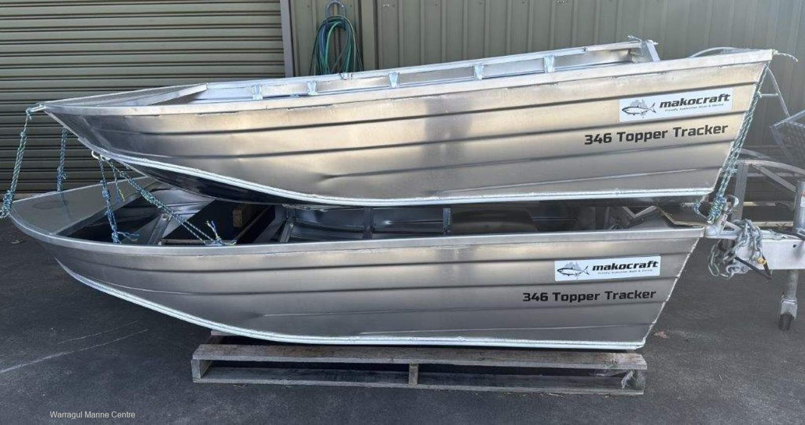 Makocraft 346 Topper Tracker HULL ONLY
