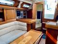 Bavaria Cruiser 35 - Repowered & Re-rigged 2022-New electrics 2019.:Navigation station at foot of companionway