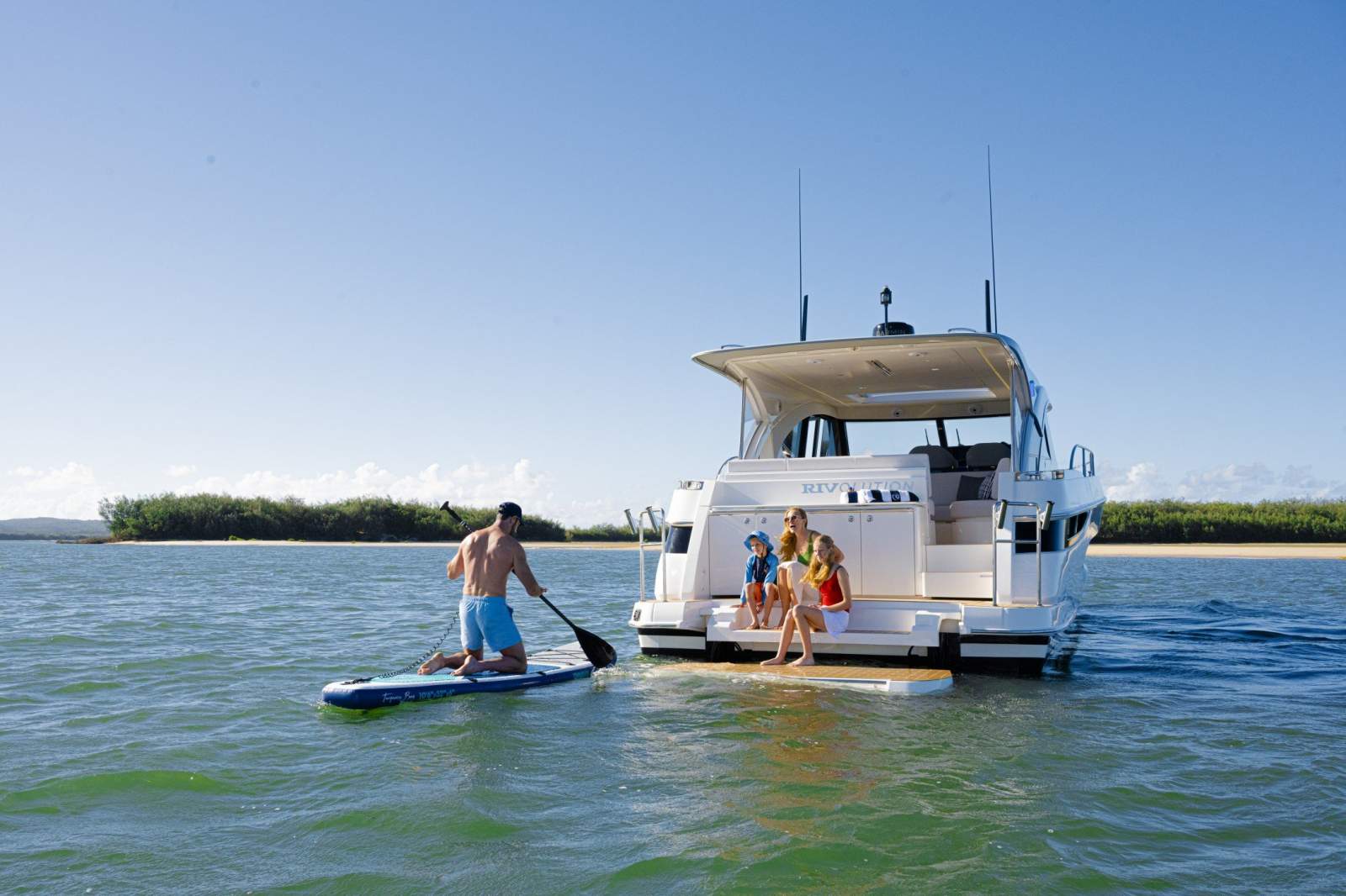 Riviera 4300 Sports Express RMC Stock boat available now