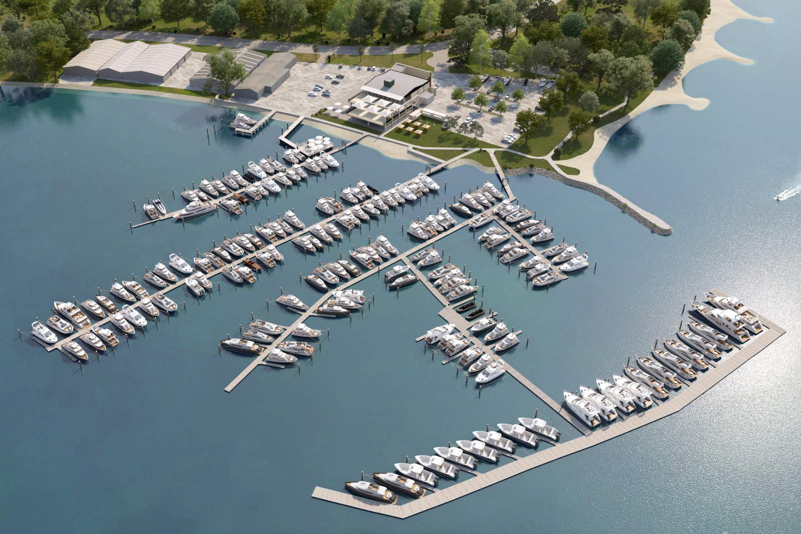 18m Floating Attenuation Jetty Berths