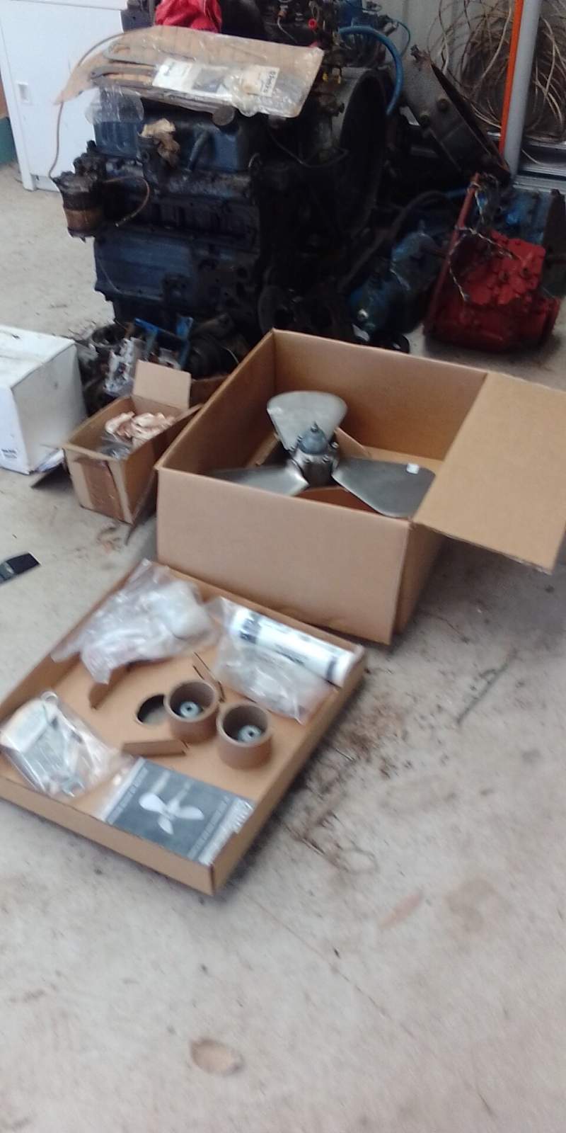 Perkins 4108, Perkins 4107/8 for parts. PRM Transmission, Autostream Prop