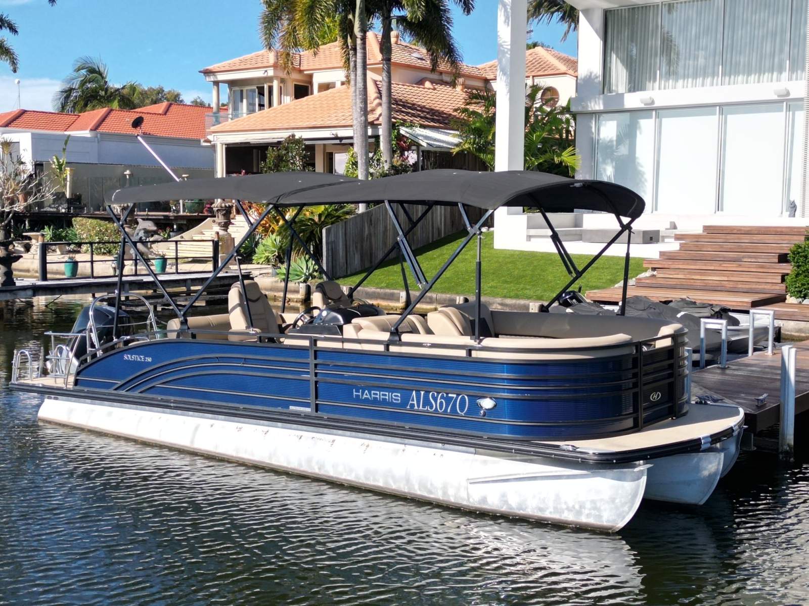 Harris 2019 Solstice Pontoon Boat 250Hp Mercury