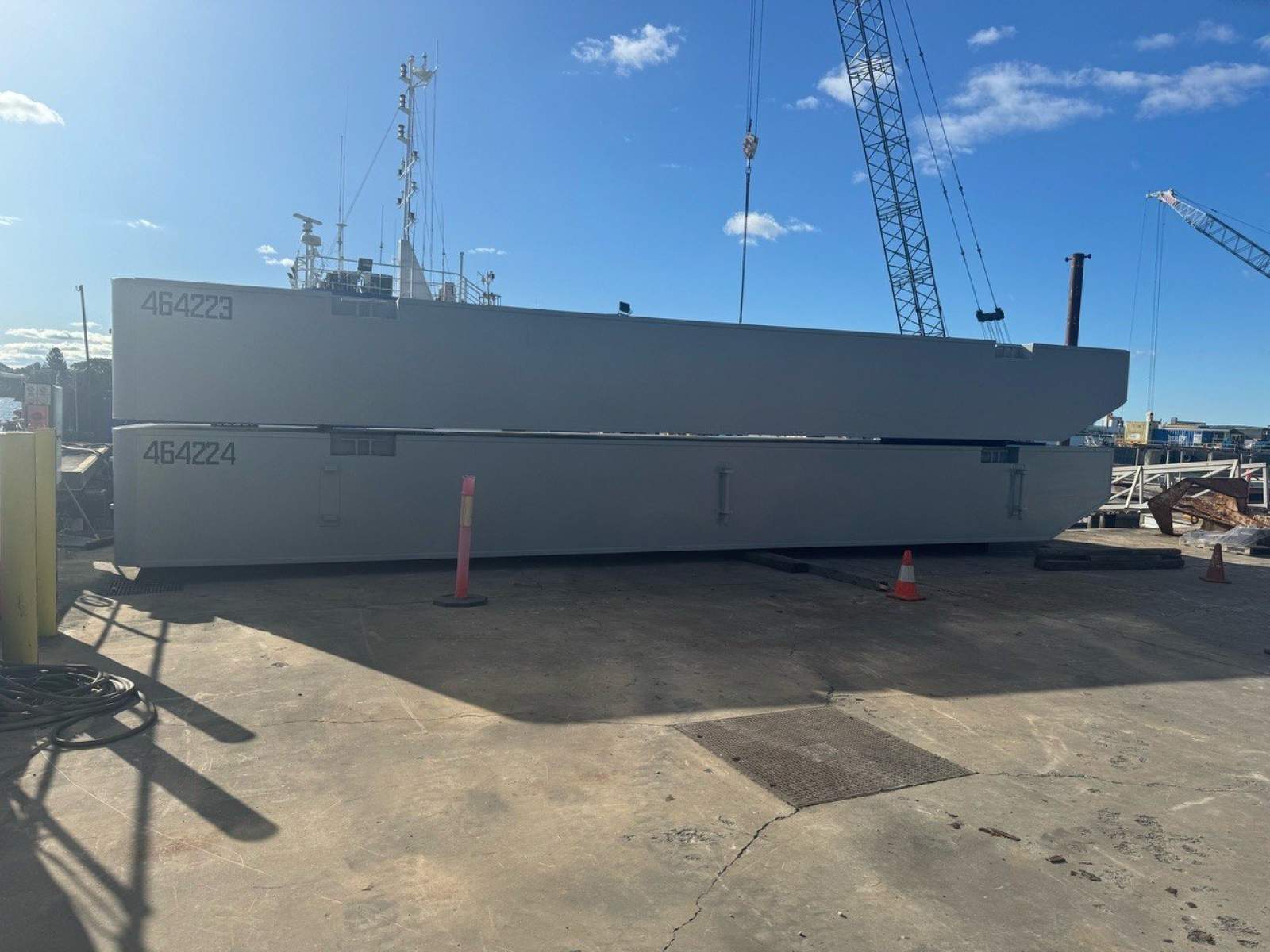 Truckable Construction Barges