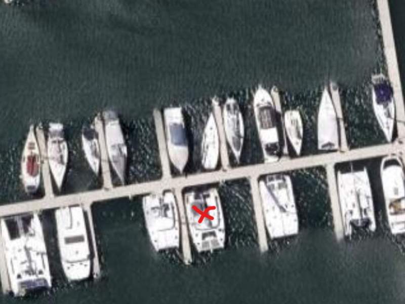 16m Multihull berth for rent, short/medium term available.