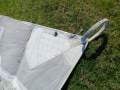Main and jib were fitted to 33ft light displacement Uffa Fox Flying Twenty