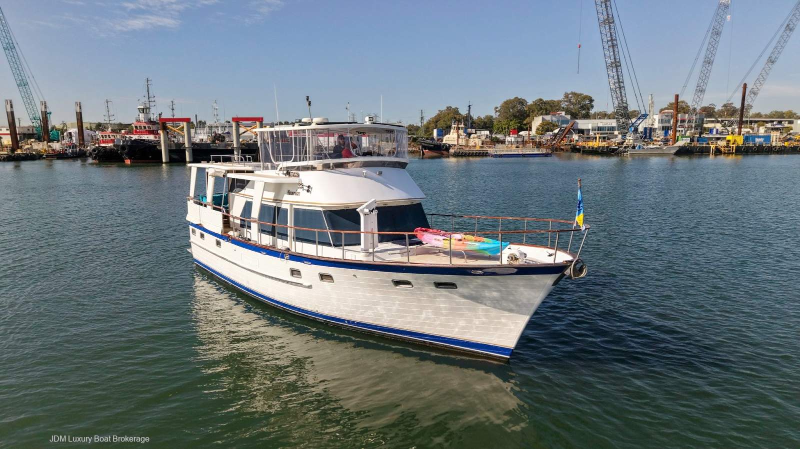 DeFever 48 Motor Cruiser Long Range Trawler Style, Cruising Boat, Flybridge