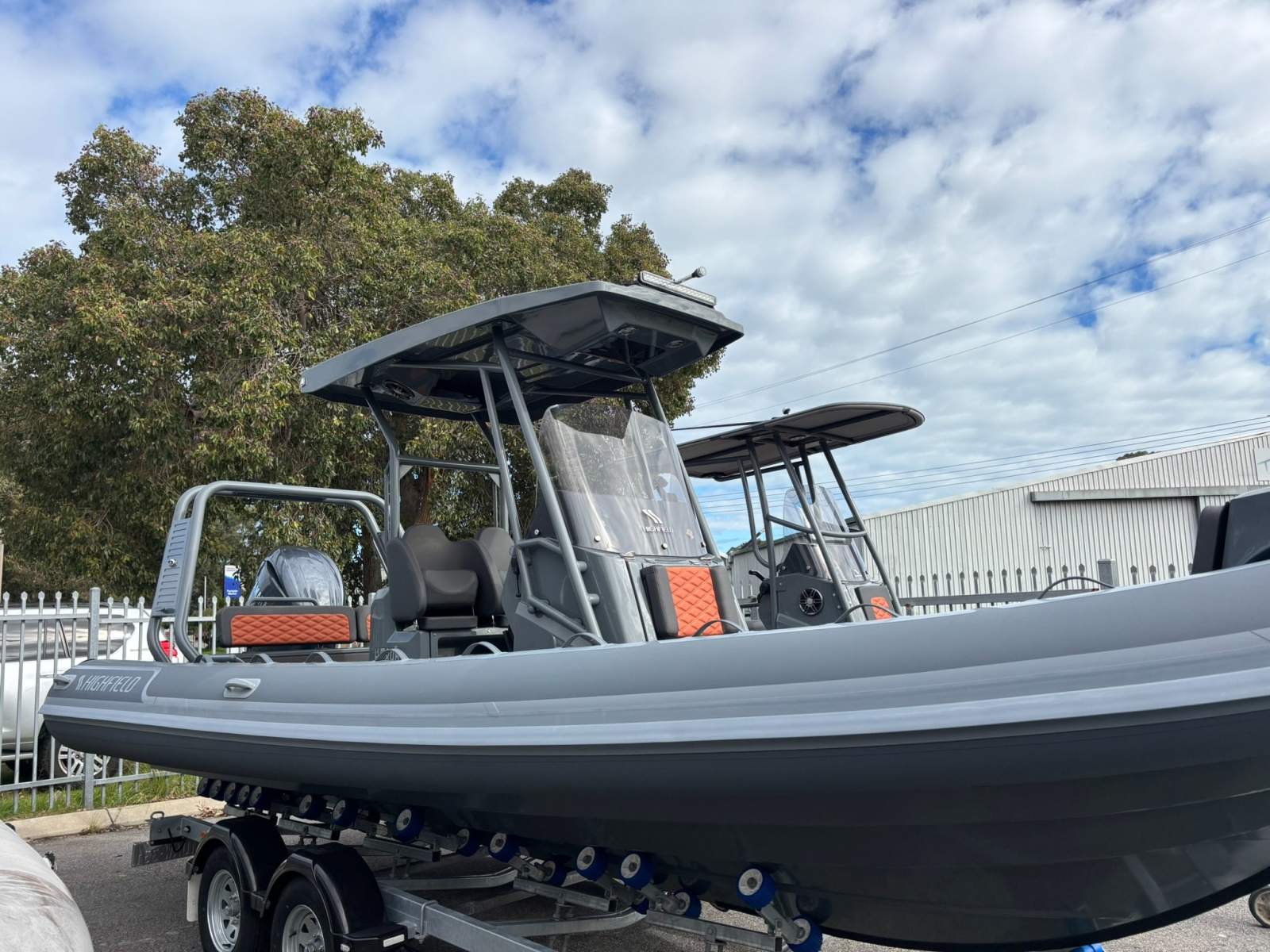 Highfield Sport 700 Sport 700 RIB Dark Grey