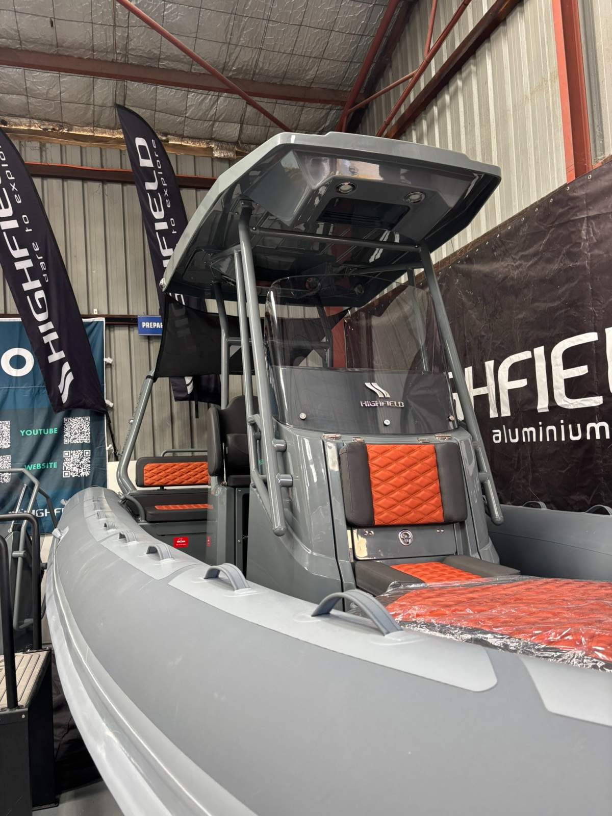 Highfield Sport 700 Sport 700 RIB Dark Grey