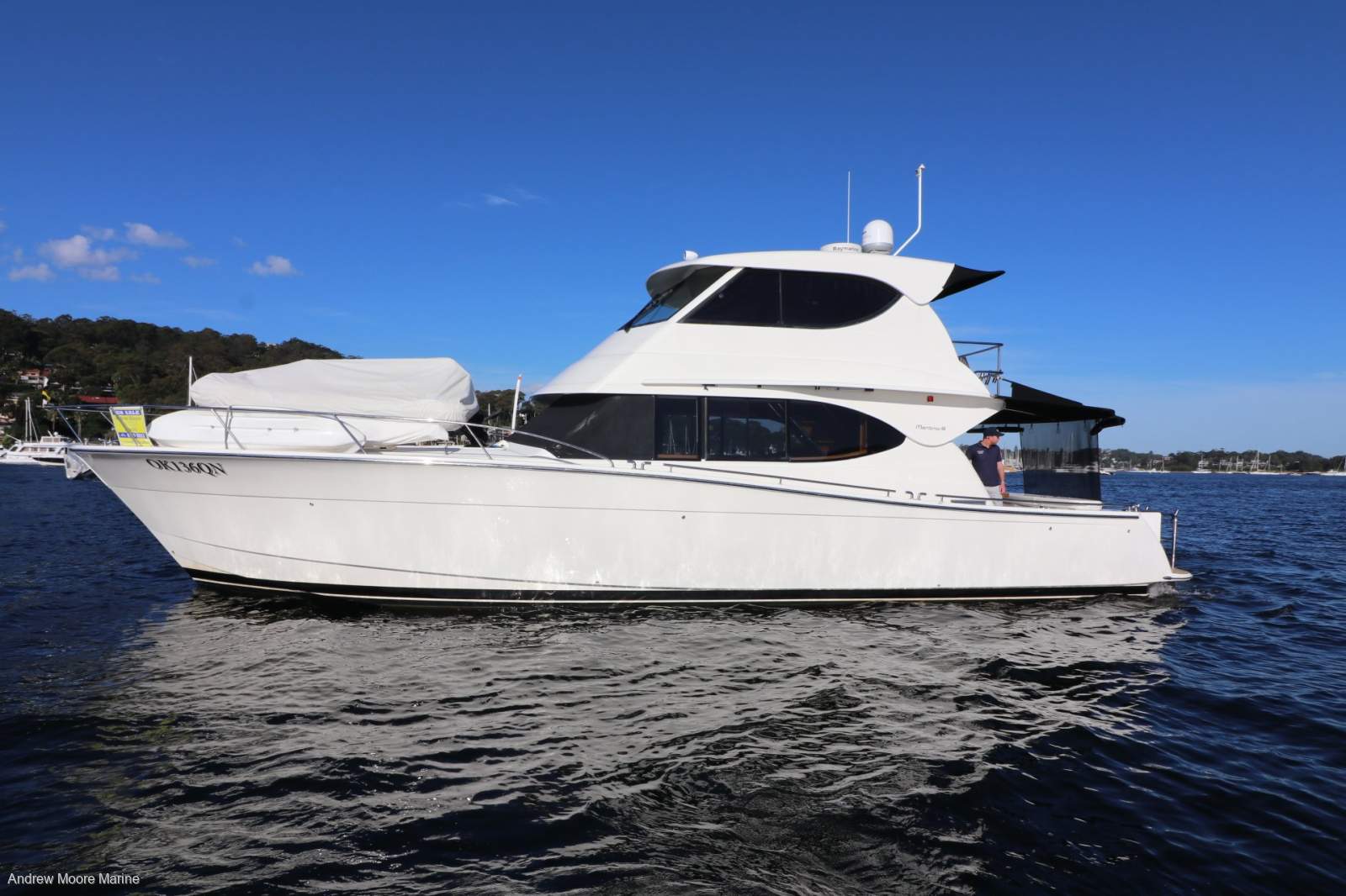 Maritimo M48 - 1/4 share at Royal Motor Yacht Club Broken Bay