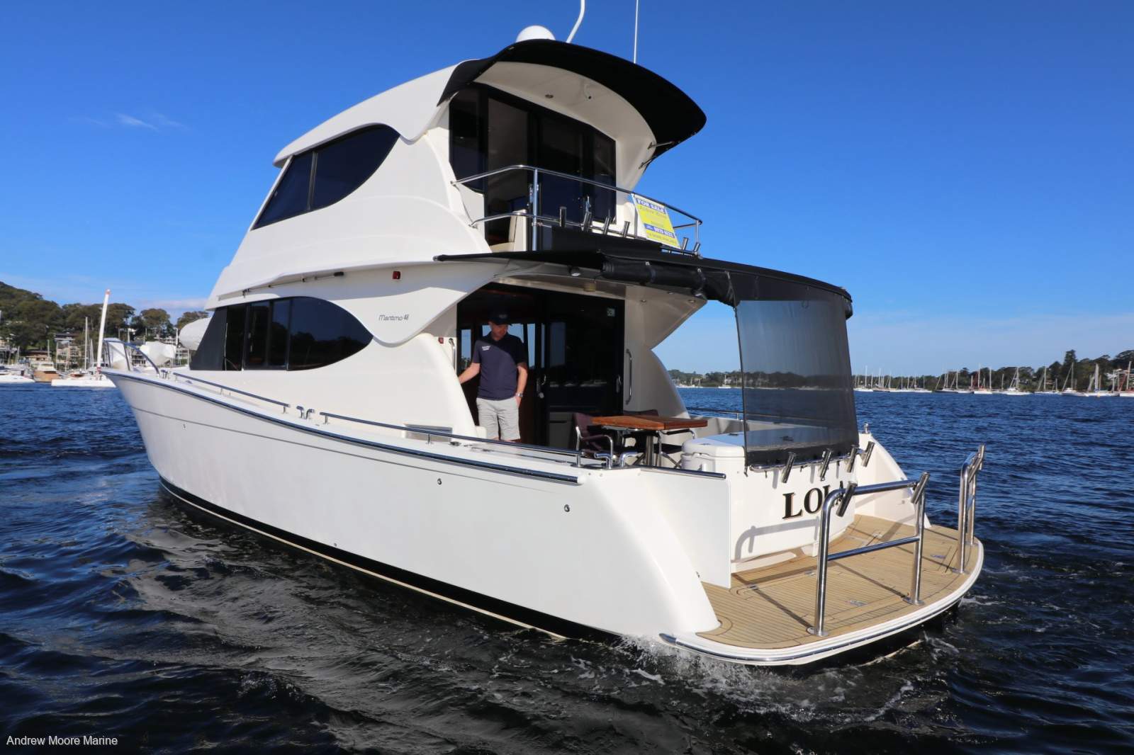 Maritimo M48 - 1/4 share at Royal Motor Yacht Club Broken Bay