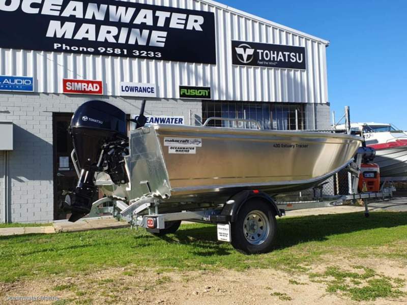 Makocraft 430 Estuary Tracker Open Boat, Motor and Trailer Package