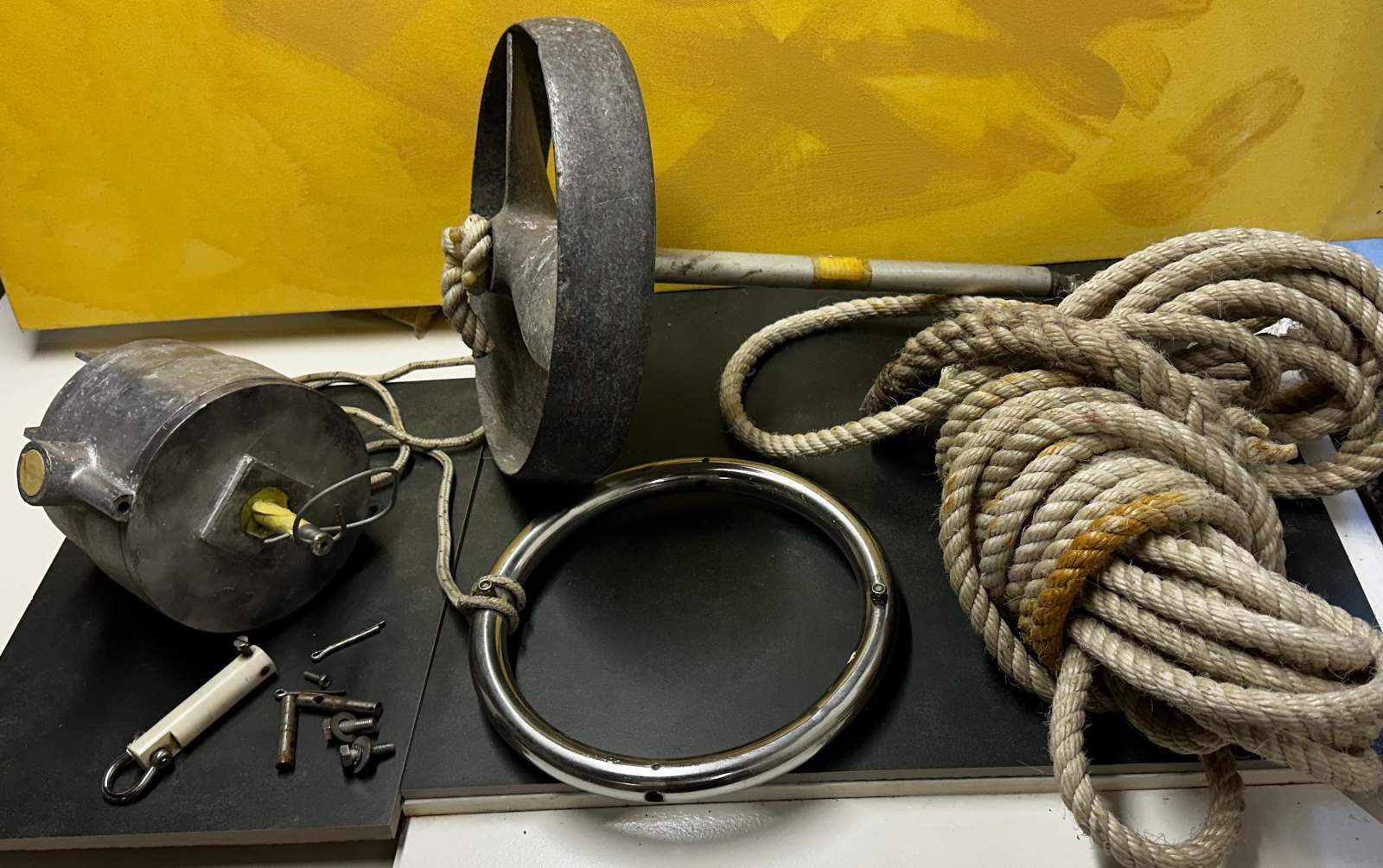 Collection of boat gear