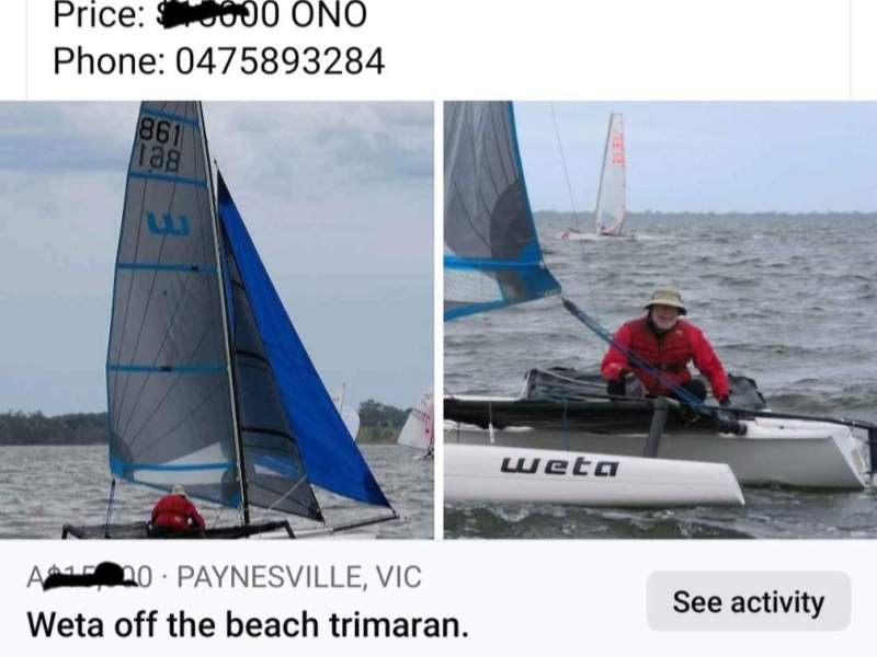 Weta Trimaran