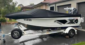 Quintrex 450 Fishabout Pro Yamaha F75, Lone Star GX Winch, Cover Craft Cover