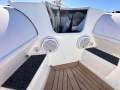 Naiad 6.8 RIB " BOATHOUSE STORAGE RACK and TRAILER ":Anchor locker and Speakers
