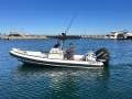 Naiad 6.8 RIB " BOATHOUSE STORAGE RACK and TRAILER ":NAIAD 6.8 by YACHTS WEST ph 9335 7788