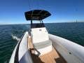 Naiad 6.8 RIB " BOATHOUSE STORAGE RACK and TRAILER ":Front console seat