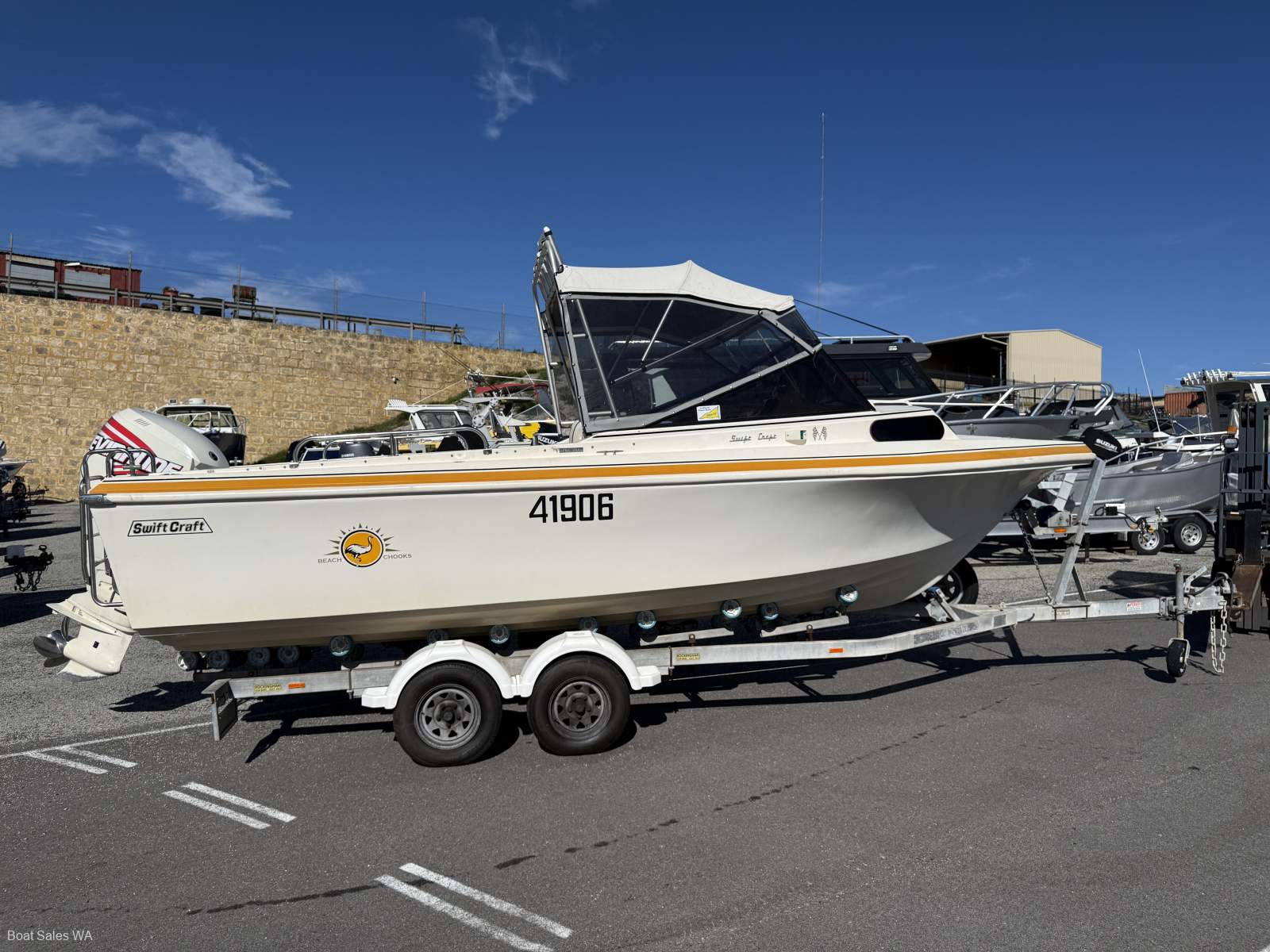 Swiftcraft Sportsman 2007 model 225Hp Ho Etec motor