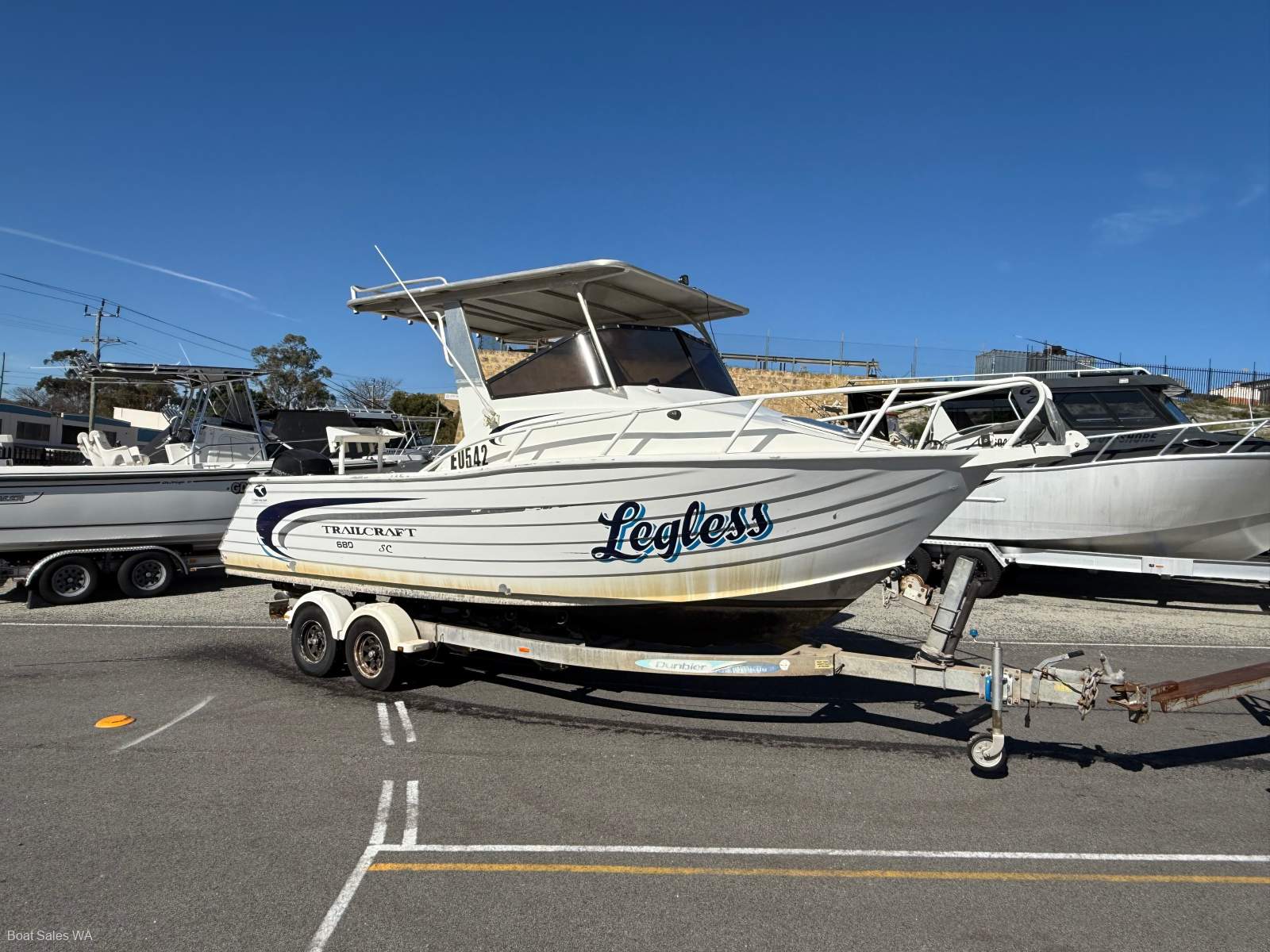 Trailcraft 680 Sportscab 2013 model 150Hp Mercury 4stroke motor 846hrs