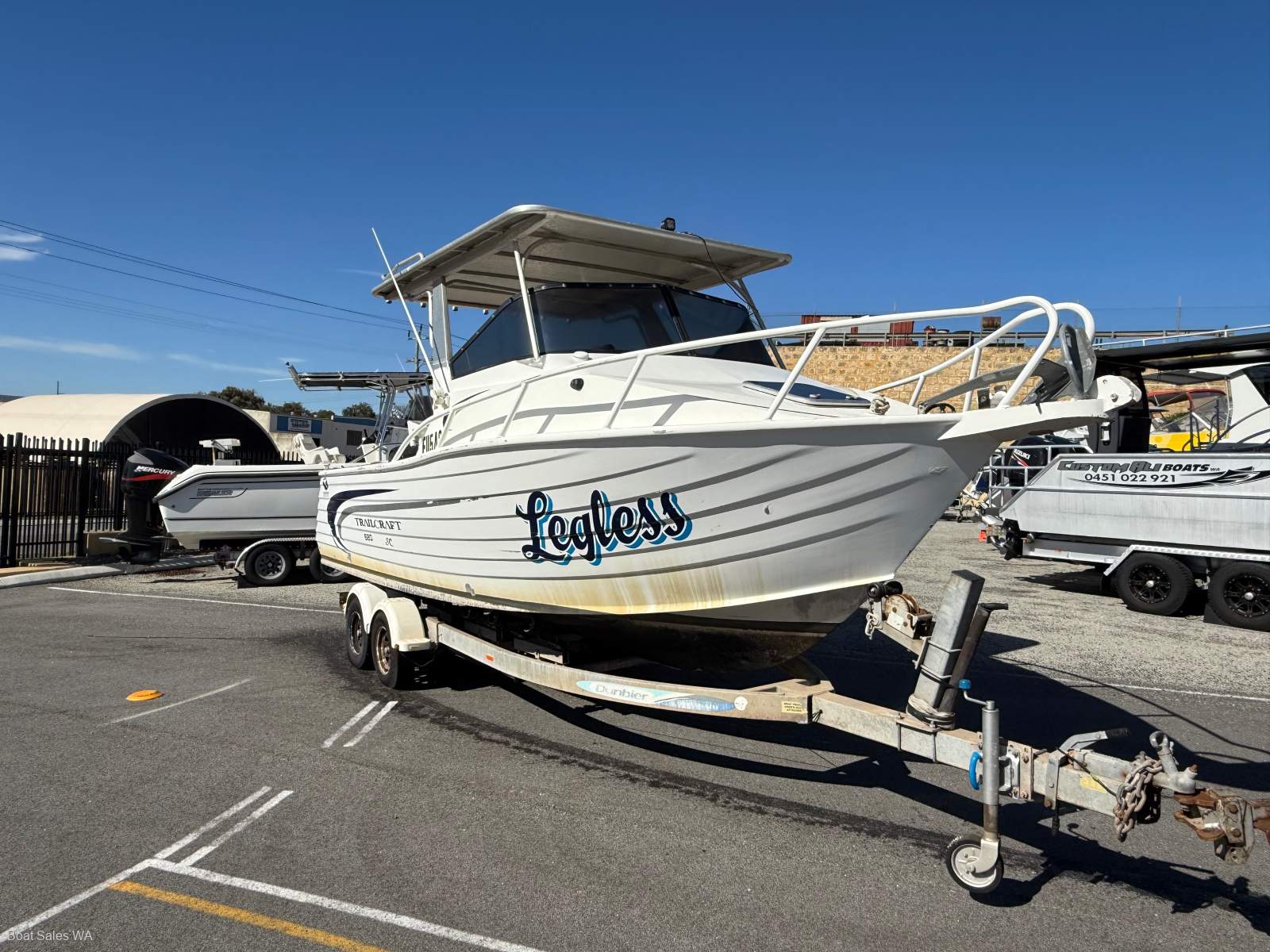 Trailcraft 680 Sportscab 2013 model 150Hp Mercury 4stroke motor 846hrs