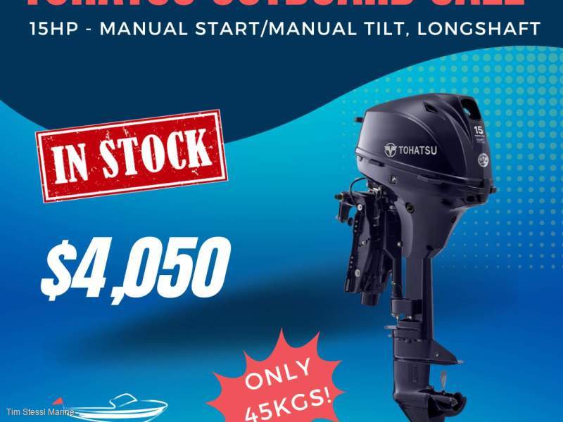 Tohatsu 15hp Tiller