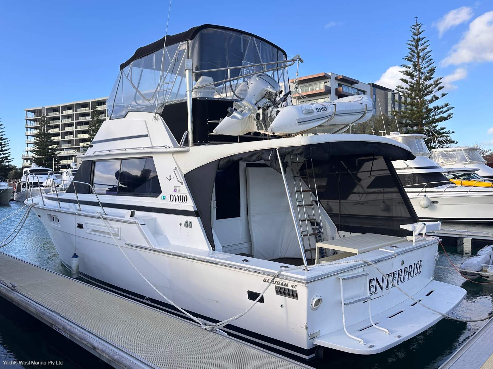 Bertram Caribbean 42 " PORT COOGEE BERTH ":BERTRAM 42 by YACHTS WEST ph 9335 7788