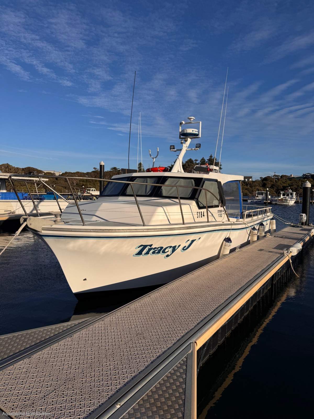 Steber 41 Cray Fishing Vessel Near New C7 Caterpillar