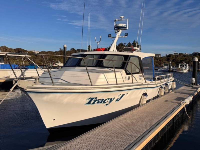 Steber 41 Cray Fishing Vessel Near New C7 Caterpillar