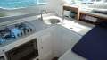 Maxim 380:Great galley. 4 burner Alpes stove SMEV oven