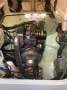 Maxim 380:Port side engine room.