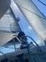 Maxim 380:Sheet and halyard winch position.