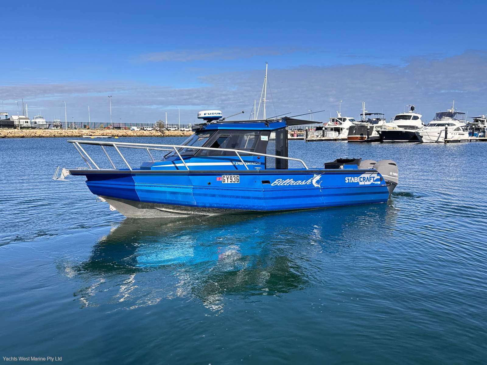 Stabicraft 2750 Centrecab " Diesel Heated Cab " Storage Rack Available:STABICRAFT 2750 by YACHTSWEST ph 9335 77889