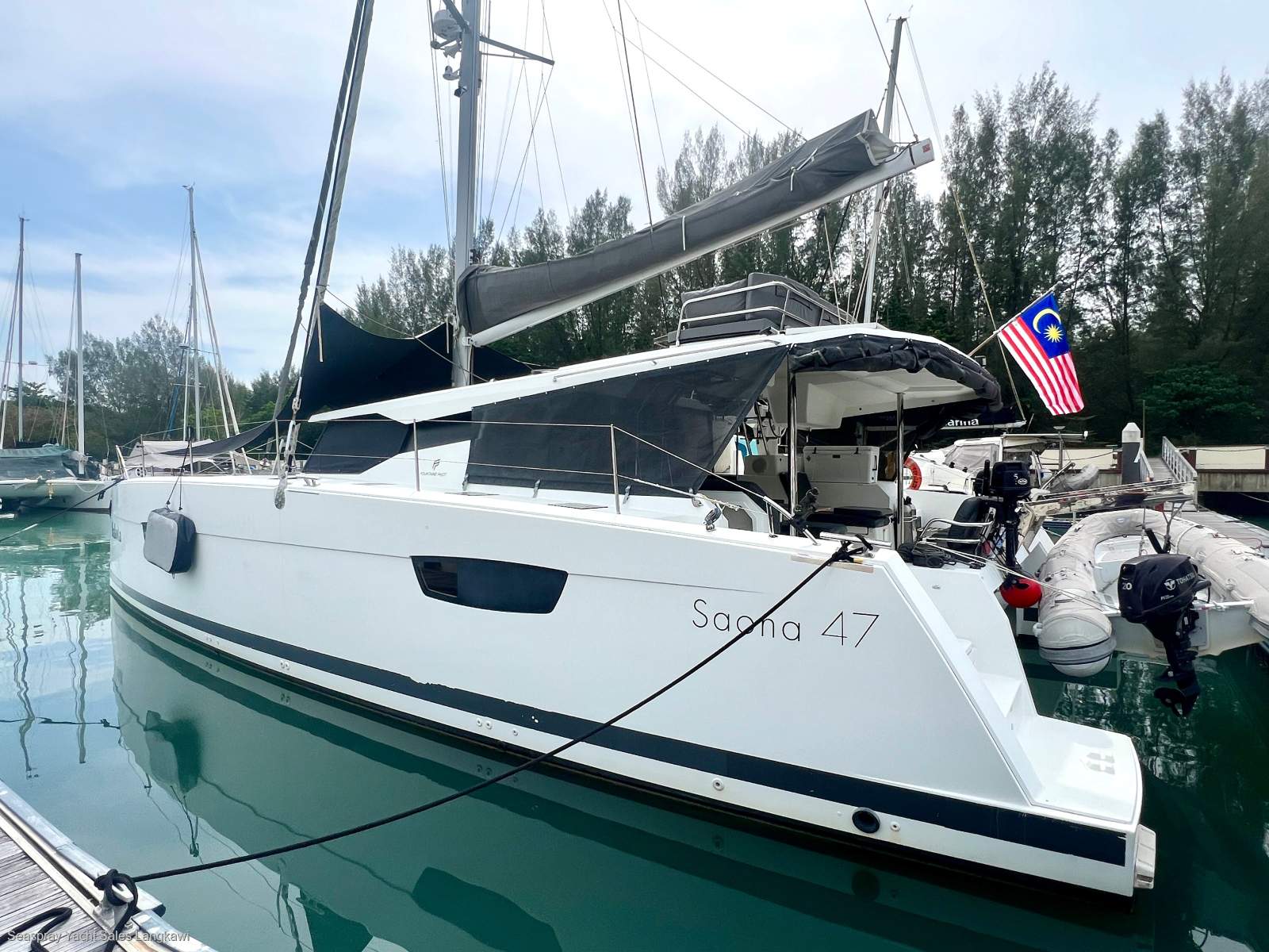 Fountaine Pajot Saona 47 for sale by Seaspray Yacht Sales, Langkawi.:Fountaine Pajot Catamaran for sale in Malaysia