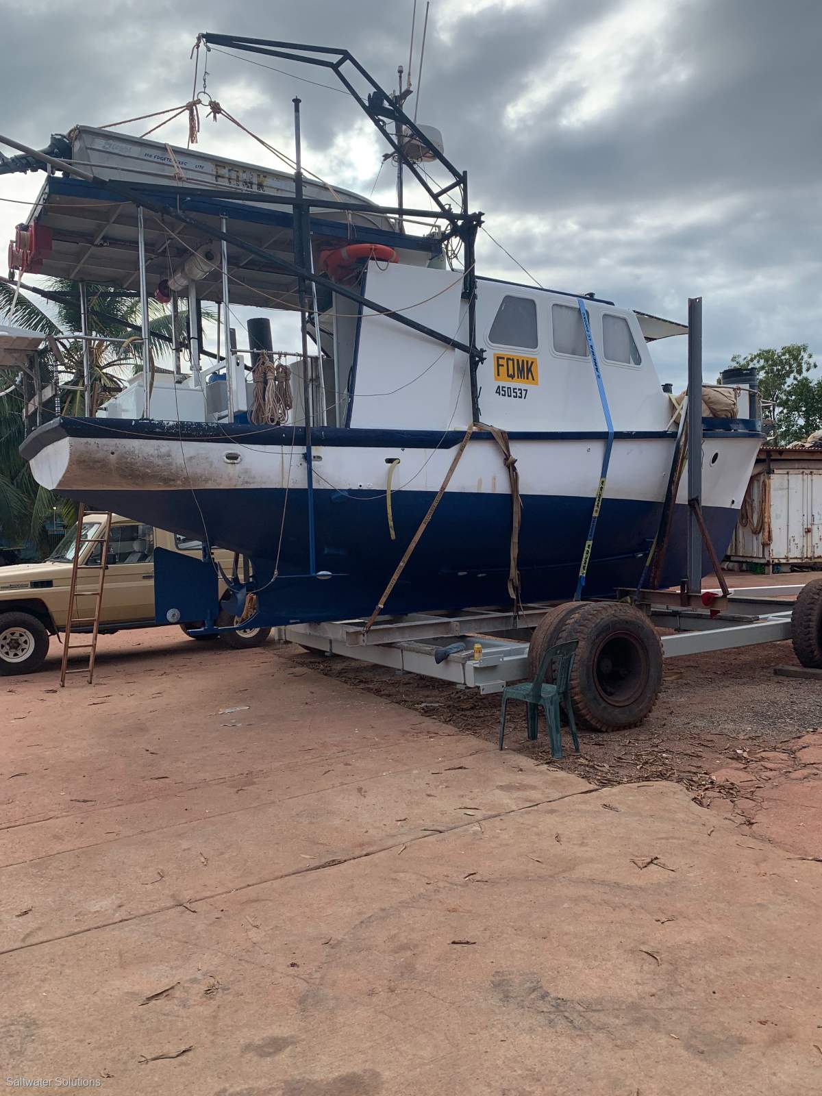 Rod Lacco commercial fishing boat