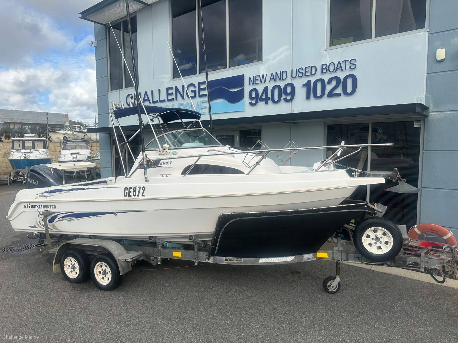 Haines Hunter 650 Patriot - Very rare model with a 2023 Yamaha 225 HP 4.2 V6